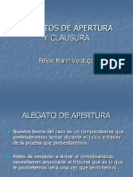 Alegato de Apertura y Final Nicaragua