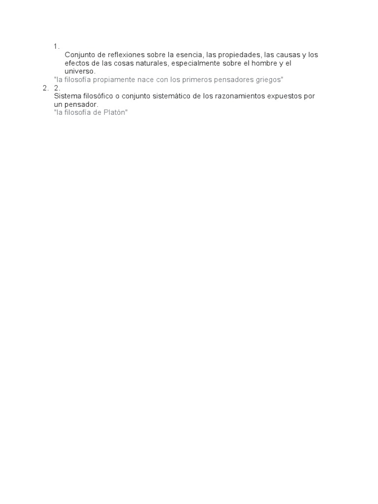 Filosofía: Esencia y Pensamiento Griego | PDF