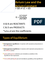 2) 7.2 - Equilibrium Law - Constant K