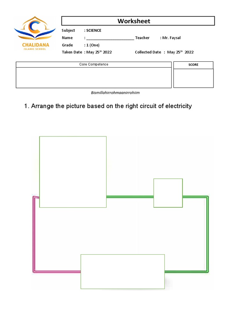 Electricity Worksheet PDF