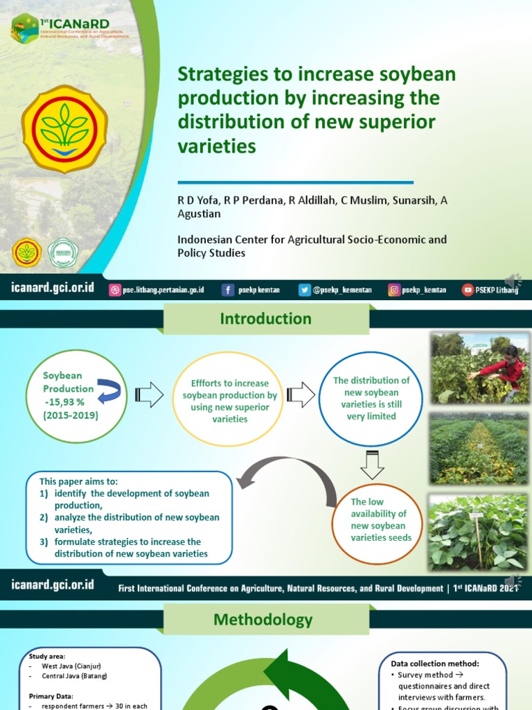 Strategies To Increase Soybean Production by Increasing The ...