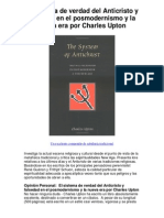 El sistema de verdad del Anticristo y falsedad en el posmodernismo y la nueva era por Charles Upton - Averigüe por qué me encanta!