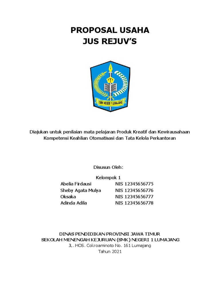 Contoh Proposal 1 | PDF