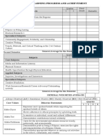 REPORT CARD FORM 138 Final