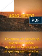 Solo Cristo