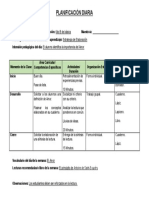 Planificación Diaria