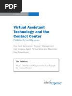 Download Virtual Assistant Technology and the Contact Center by IntelliResponse Systems Inc SN65120020 doc pdf