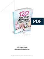 120 Checklist Persediaan Majlis Kahwin