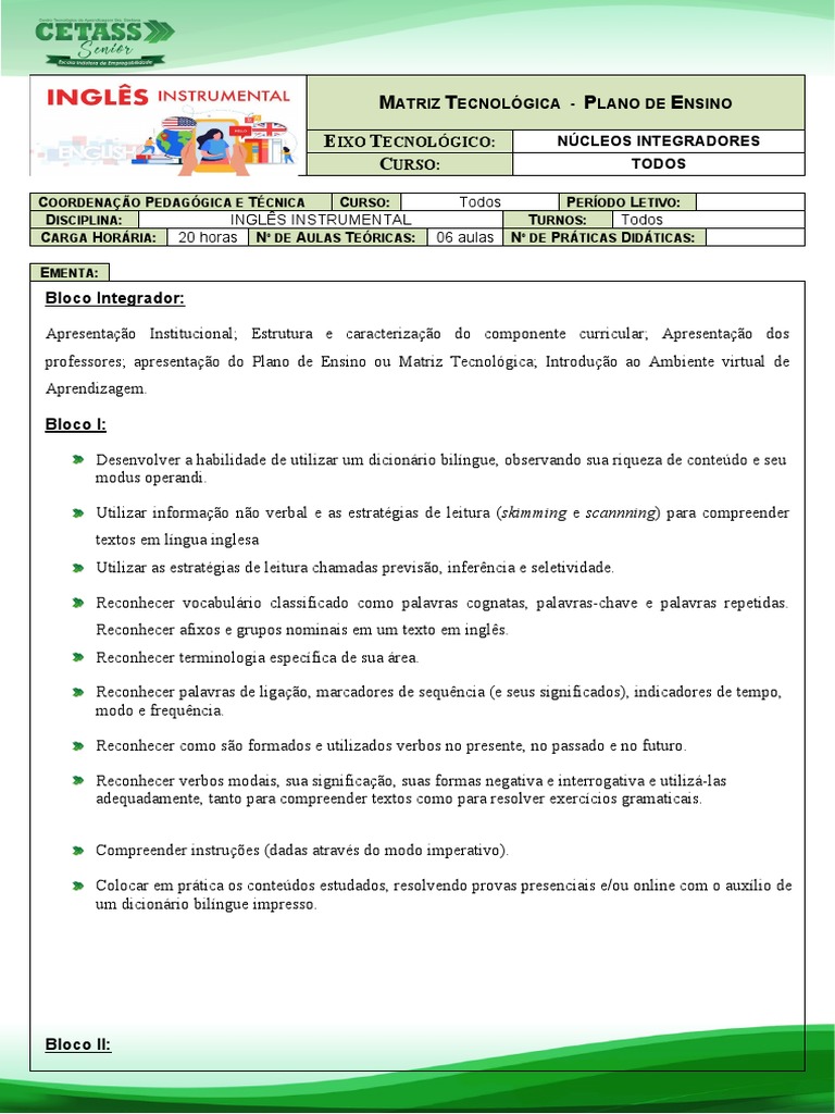 Plano de aula - 6o ano - Utilizando o dicionário bilíngue para