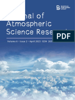 Journal of Atmospheric Science Research - Vol.6, Iss.2 April 2023