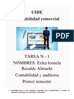 Contabilidad Comercial - Tarea 1