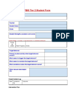 Pbis Tier 2 Student Form