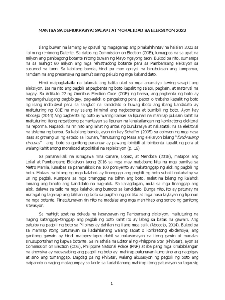 Demokrasya | PDF