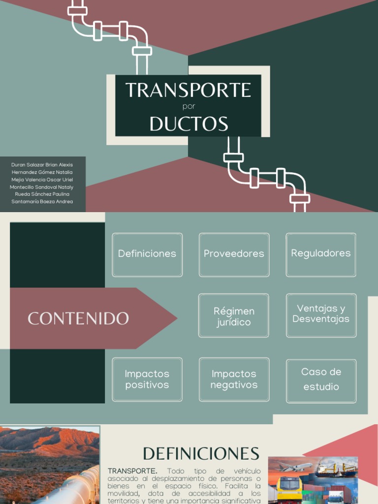 Ductos Com Int Pdf Transporte Por Tubería Transporte
