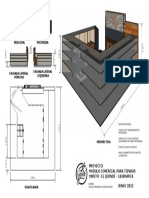 Fachada Principal Fachada Posterior: Proyecto: Modulo Comercial para Tiendas Yarith - El Quinde - Cajamarca JUNIO 2022