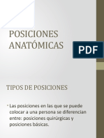 Posiciones Anatómicas