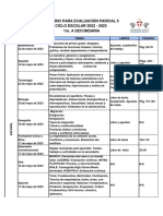 1º A Temarios de Quinto Parcial