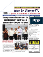 Periódico Noticias de Chiapas, Edición Virtual Miércoles 07 de Junio de 2023