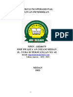 Kurikulum Operasional Sekolah SMP AN-NIZAM MEDAN 2022