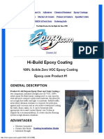 Hi-Build Epoxy Coating