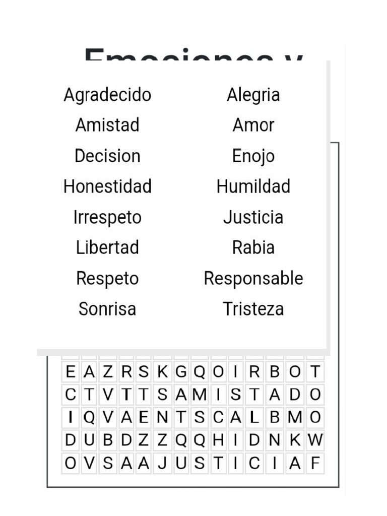 Sopa de Letras Germán | PDF