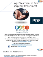 PAMI Module 4 Pharmacologic Treatment of Pain in The Emergency Department