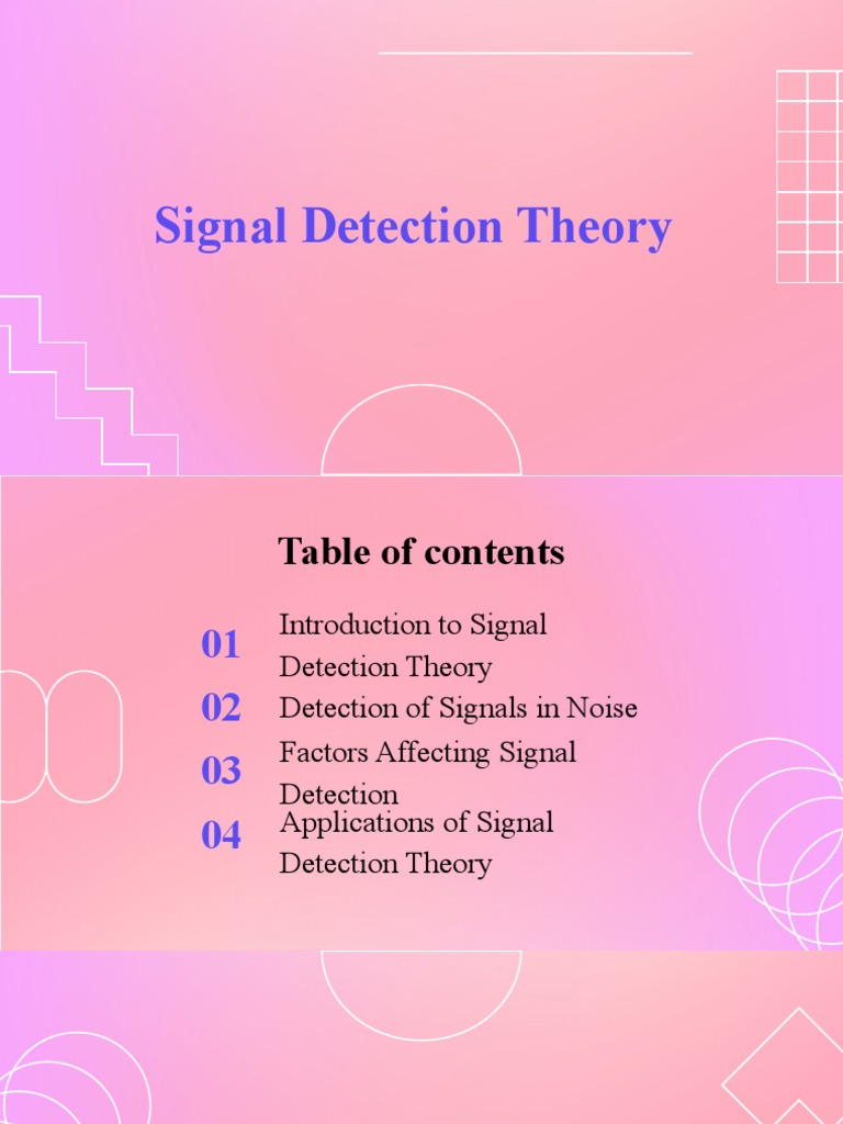 Understanding Signal Detection Theory | PDF | Medical Diagnosis ...