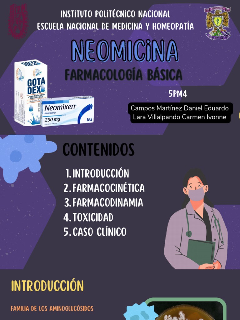 Neomicina Presentación | PDF | Medicamentos con receta | Cuidado de la ...