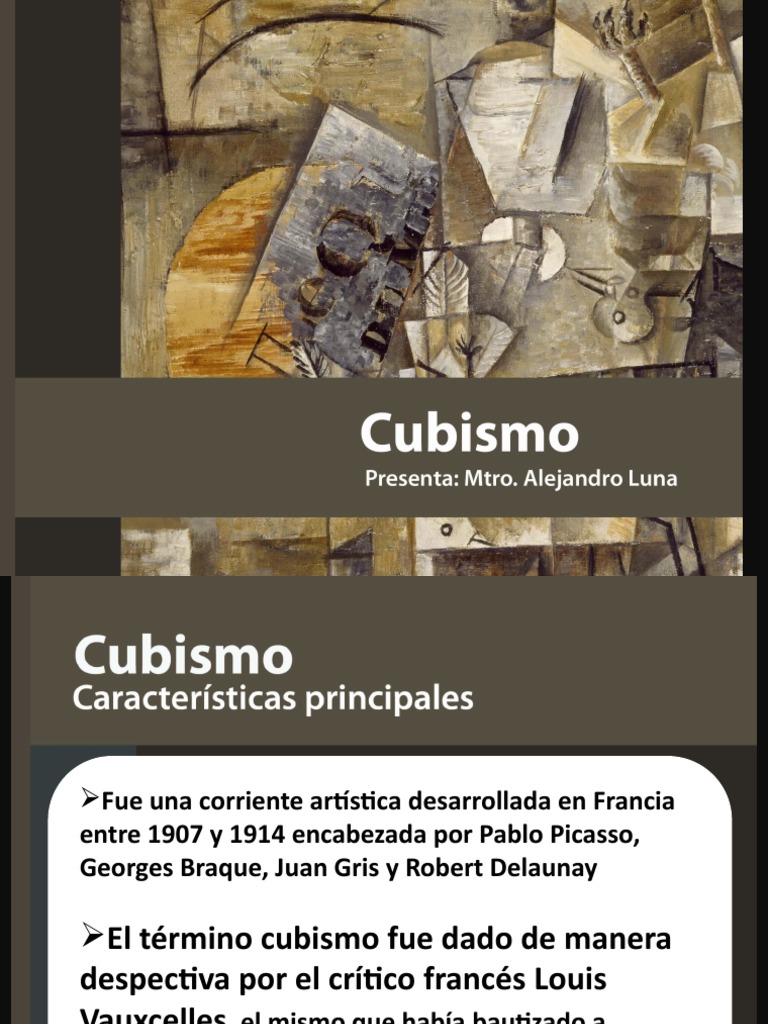 CUBISMO | PDF | Pablo Picasso | Cubismo, image size:768x1024