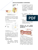 Fisiopatología de Las Dislipidemias y Lipoproteínas