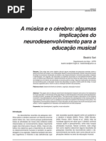 A Musica e o Cerebro Beatriz Ilari