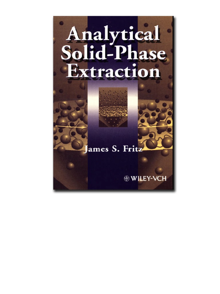 Analytical Solid Phase Extraction PDF