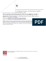 Bushee-2000-JAR - Corporate Disclosures and Institutional Investors and Stock Return