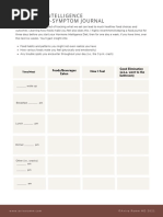 The Food Mood Symptom Journal