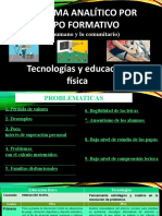 Exposicion Campos Formativos Tecnologias y Educacion Fisica