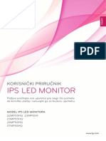 Ips Led Monitor: Korisnički Priručnik