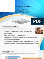 PythonTraining MD Saiful Azad UMP