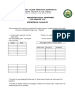 Statistics and Probability