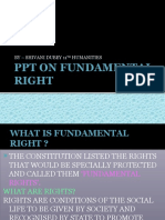 On Fundamental Right