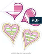 Printable Heart Mobile 4