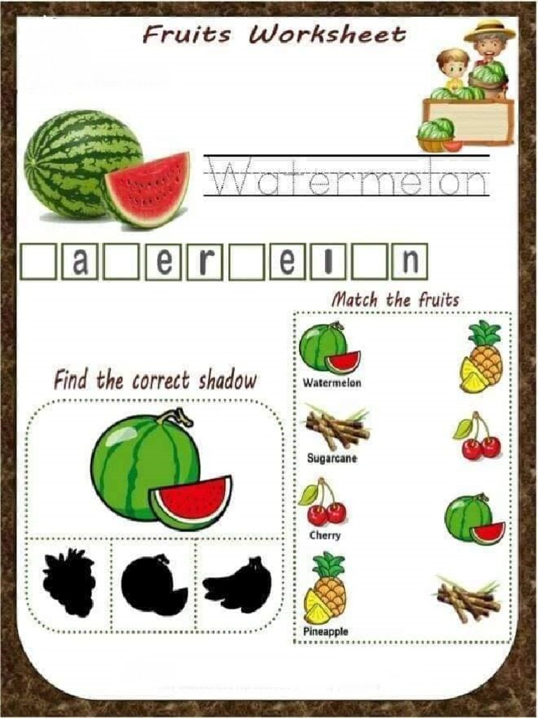 Fruit Colouring | PDF