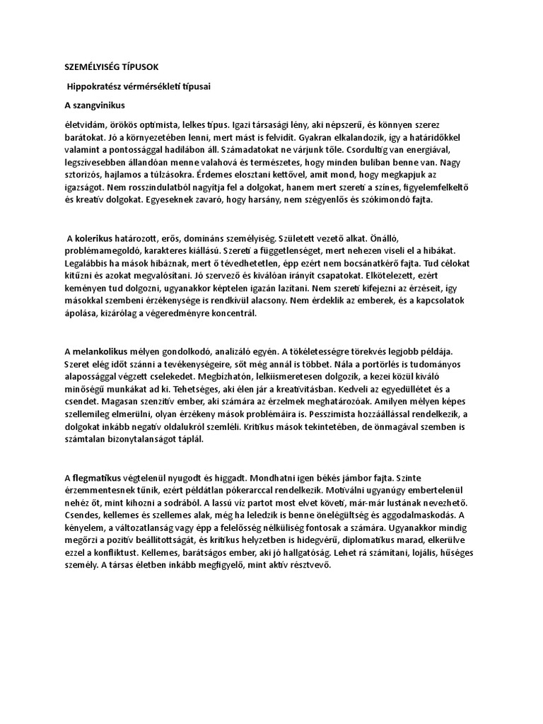 Szem lyis g T pusok PDF