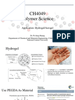 Polymer Science - Polymer Application - Hydrogel and Aerogel