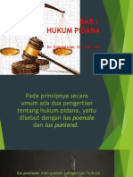 Hukum Pidana (Pertemuan I)