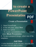 How To Make A PPT Presentation