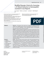 Evaluation of The Modified Naranjo Criteria