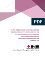 Informe Inconsistencias e Irregularidades Diputaciones ENGR 2018 01 15