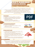 Brown Illustrative Understanding Landslides Causes and Prevention Educational Infographic