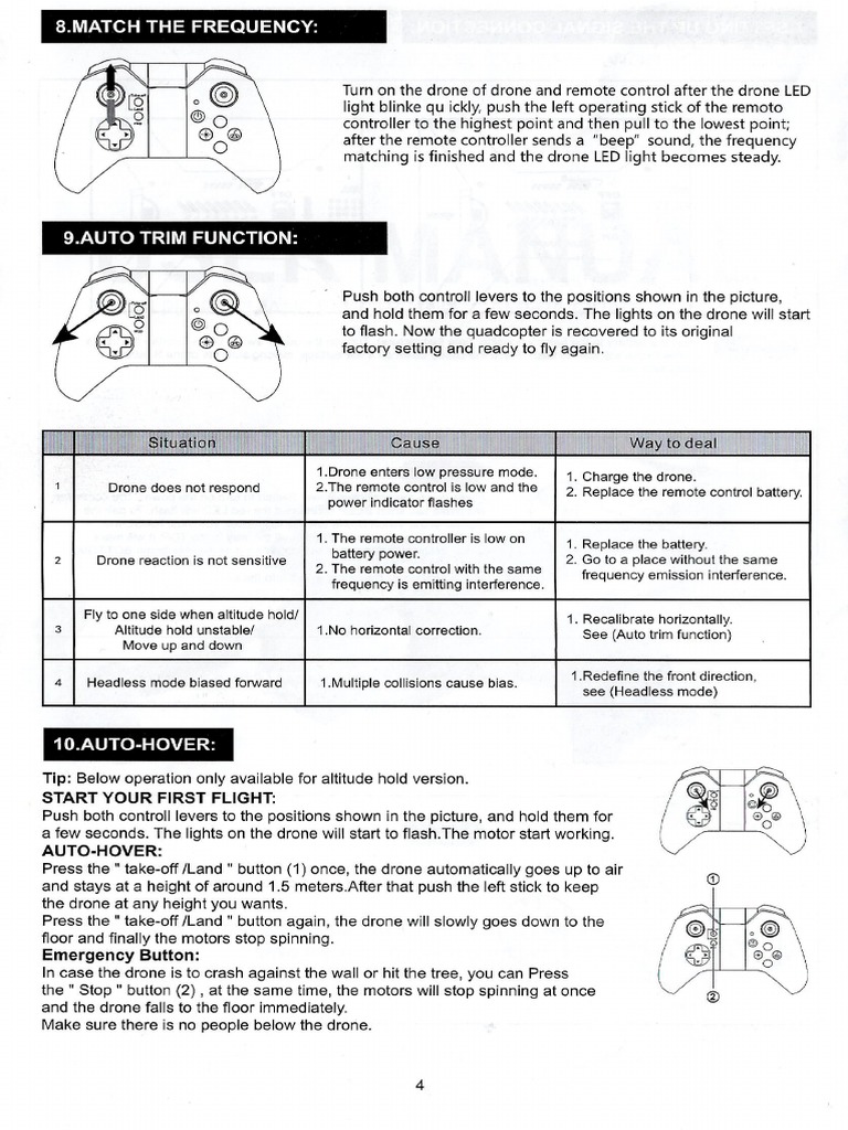Drone Visuo Manual 1 | PDF