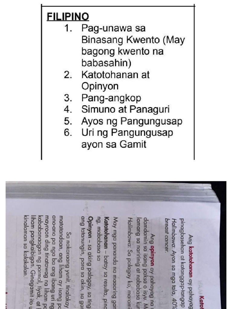 FilipinoPointerstoReview PDF